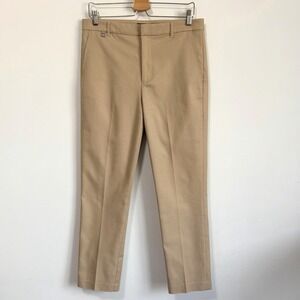 Lauren Ralph Lauren Pants 8 Double Faced Stretch Tan 33x27 Ankle Career Designer